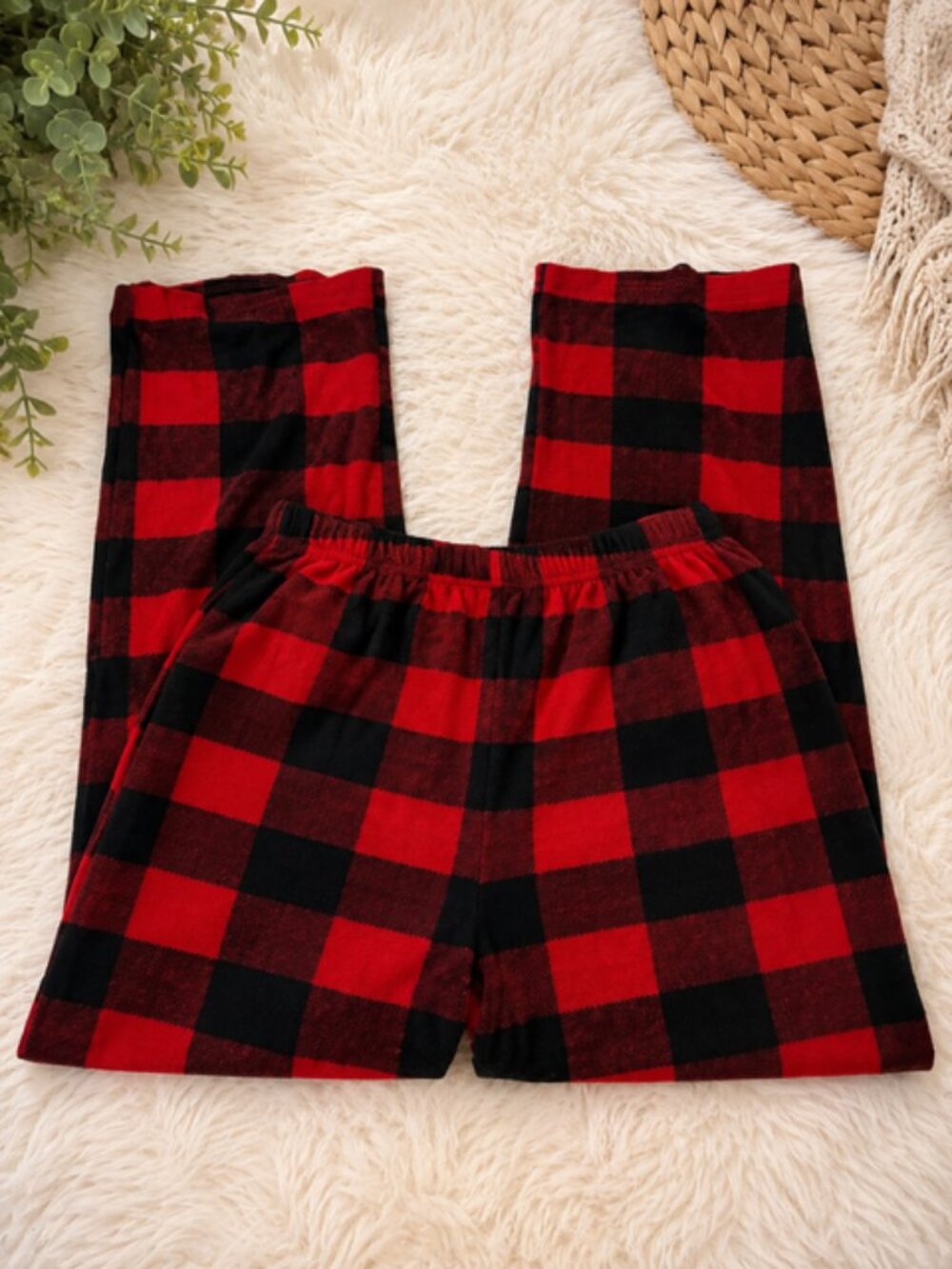 🛏️ Mission Ridge Men’s Buffalo Plaid Sleep Pants – Size Large - Picture 3 of 3